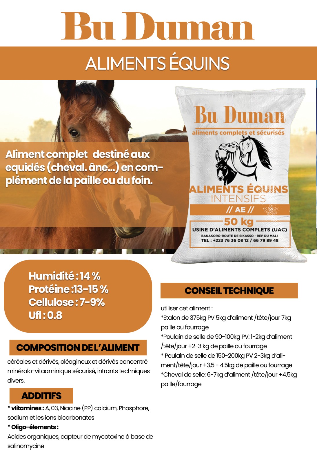 Bu Duman ALIMENTS EQUINS